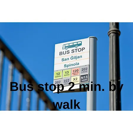 Paceville Sea View Penthouse With Jacuzzi! דירה *